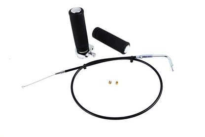 V-Twin Handlebar Throttle Cable Assembly for Harley Davidson FX and FL Models – Part H17-0578 by V-Twin