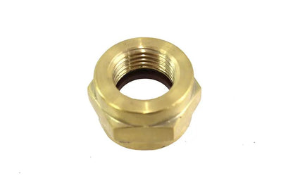 V-Twin 62283N Brass 3/8 NPT to 22mm Petcock Nut for Harley Davidson Fx Models by V-Twin