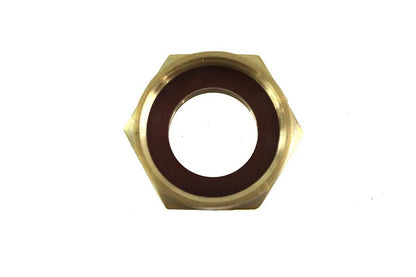 V-Twin 62283N Brass 3/8 NPT to 22mm Petcock Nut for Harley Davidson Fx Models by V-Twin