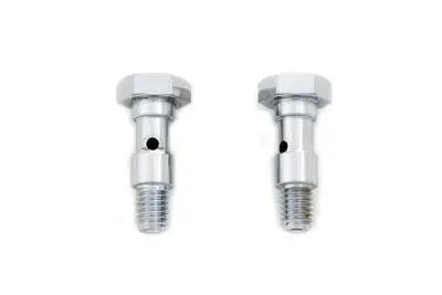 V-Twin Chrome Breather Bolt Set for Harley Davidson FXST and FLST Models by V-Twin