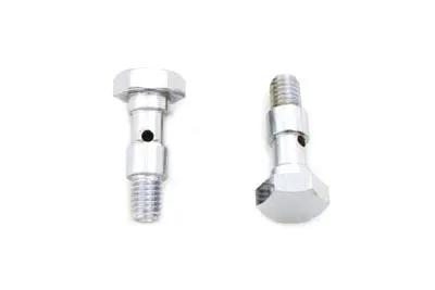 V-Twin Chrome Breather Bolt Set for Harley Davidson FXST and FLST Models by V-Twin
