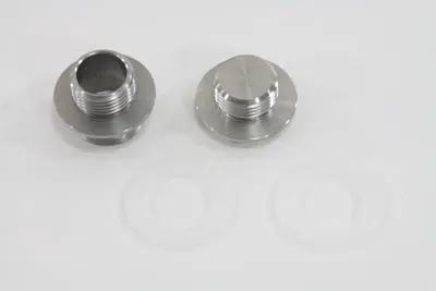 Pingel Petcock Adapter Set Chrome for Harley Davidson FLT and FLHT Models by Pingel