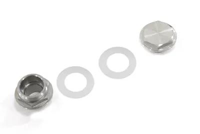 Pingel Petcock Adapter Set Chrome for Harley Davidson FLT and FLHT Models by Pingel