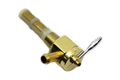 Sifton Brass Hex Petcock 90° Right Hand Spigot for Harley Davidson FL (1965-1974) by Sifton