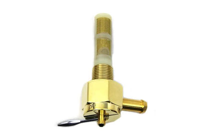 Sifton Brass Hex Petcock 90° Right Hand Spigot for Harley Davidson FL (1965-1974) by Sifton