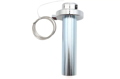 V-Twin 1/4 Inch Turn Twist Grip Assembly with Chrome Finish by V-Twin