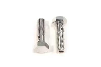 V-Twin Chrome Breather Bolt Set for Harley Davidson FXST and XL Models by V-Twin