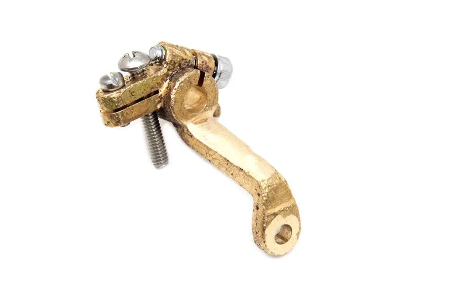 V-Twin Brass Linkert Carburetor Throttle Lever for Harley Davidson WL (1937-1946) by V-Twin