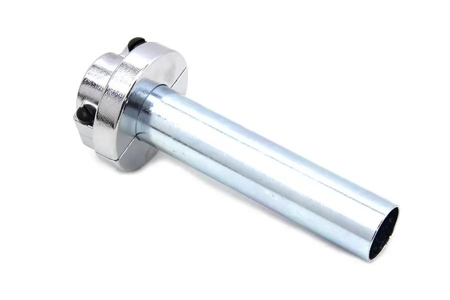 V-Twin 7/8 inch Handlebar Throttle Assembly with 1/4 inch Turn - Chrome Finish by V-Twin