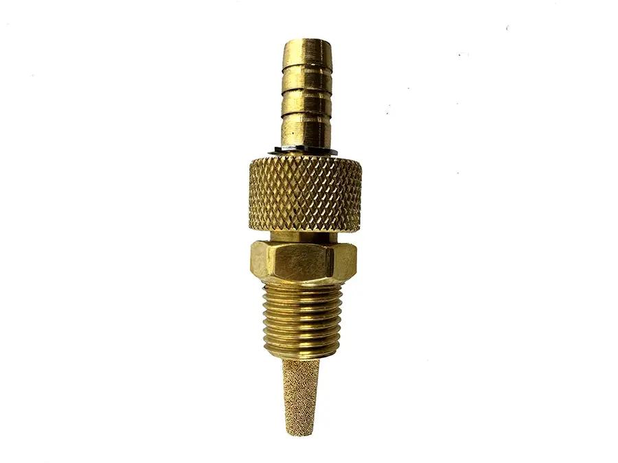 Sifton 1/4 Inch Brass Petcock for Harley Davidson XL Models by Sifton