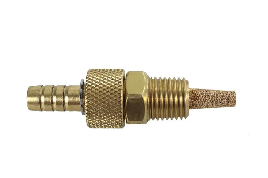 Sifton 1/4 Inch Brass Petcock for Harley Davidson XL Models by Sifton
