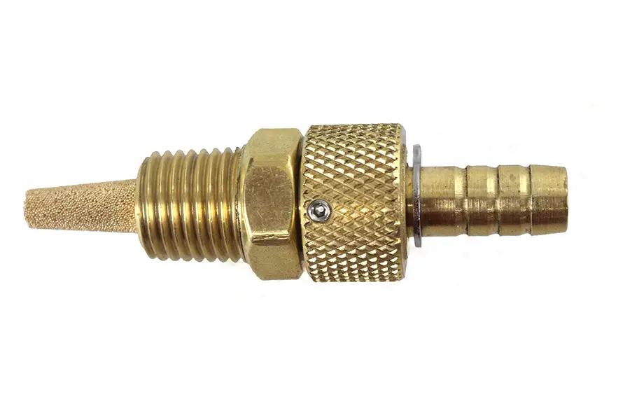 Sifton 1/4 Inch Brass Petcock for Harley Davidson XL Models by Sifton