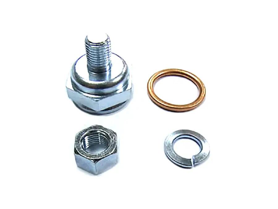 V-Twin Linkert Carburetor Bowl Zinc Lock Nut Kit for Harley Davidson FL Models by V-Twin