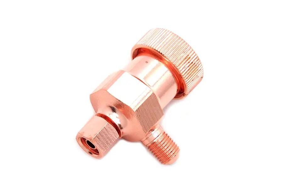 V-Twin Copper Fuel Strainer Without Screen for Harley Davidson EL Models by V-Twin
