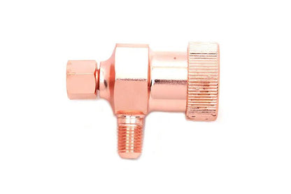 V-Twin Copper Fuel Strainer Without Screen for Harley Davidson EL Models by V-Twin