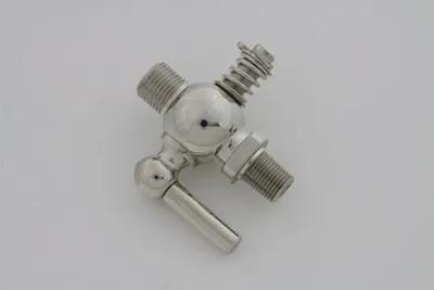 V-Twin Replica Petcock Nickel Plated for Harley Davidson Models 1915-1939 by V-Twin