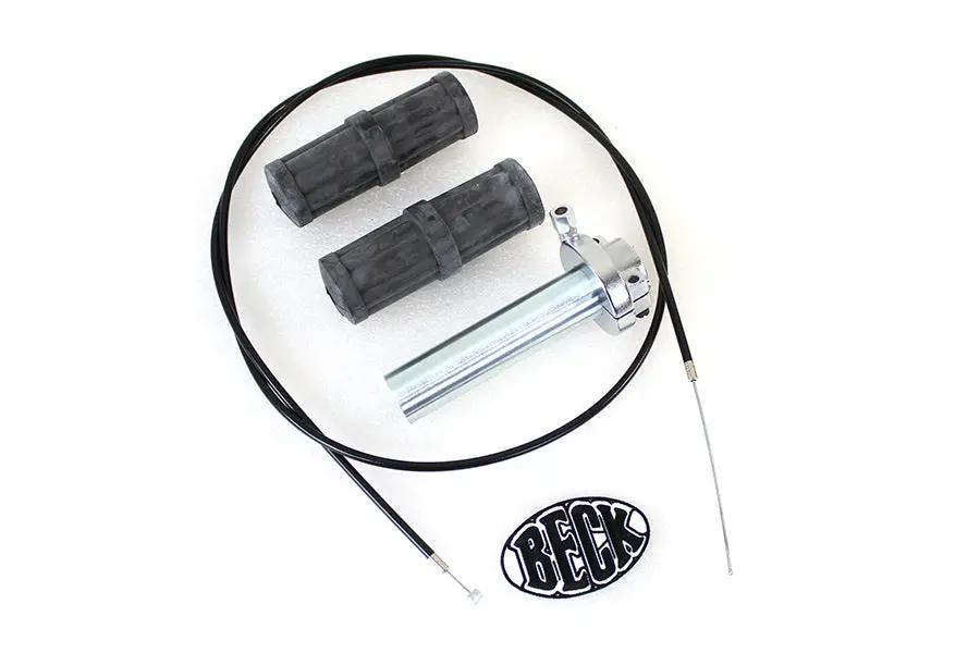 V-Twin 1/4 Inch Turn Throttle Kit for Harley Davidson FL Models by V-Twin