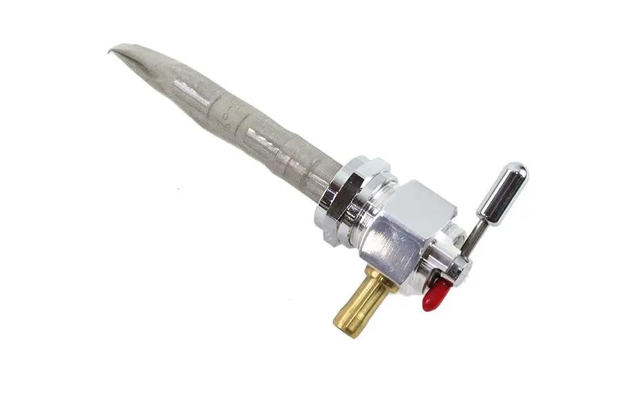 V-Twin 22mm OKO Hex Petcock Polished for Harley Davidson XL Models by V-Twin