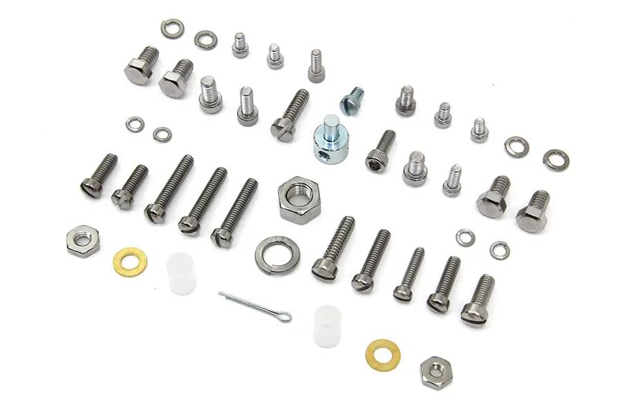 V-Twin Linkert Carburetor Hardware Kit for Harley Davidson FL Models by V-Twin