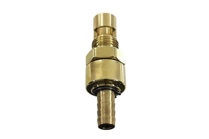 V-Twin Shorty Carburetor Petcock Brass with Rotary Shut-Off Design by V-Twin
