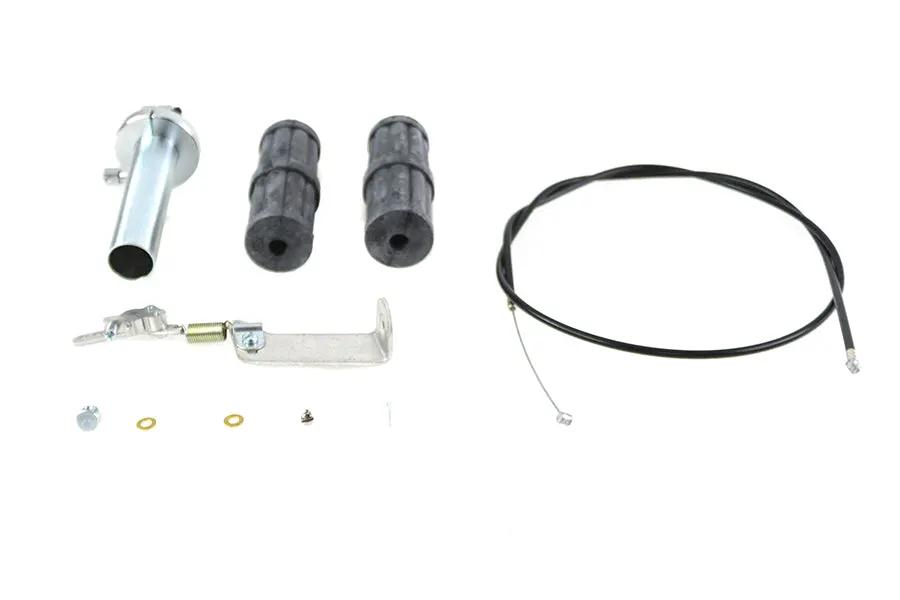 V-Twin 35-0968 1/4 inch Turn Linkert Throttle Kit for Harley Davidson FL (1948-1957) by V-Twin