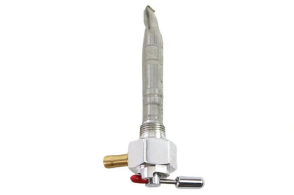 V-Twin OKO 3/8 inch NPT Hex Petcock - Polished Finish for Harley Davidson XL (1955-1964) by V-Twin