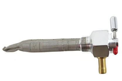 V-Twin OKO 3/8 inch NPT Hex Petcock - Polished Finish for Harley Davidson XL (1955-1964) by V-Twin