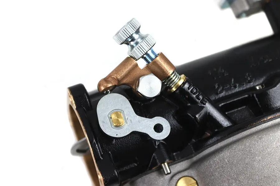V-Twin Linkert Needle Valve Lever Kit Brass for Harley Davidson FL Models by V-Twin