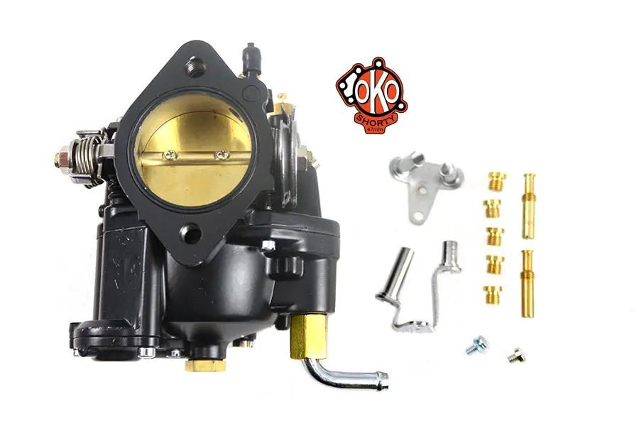 V-Twin OKO Performance 1-7/8 inch Shorty Carburetor for S&S Air Cleaner Compatibility by V-Twin