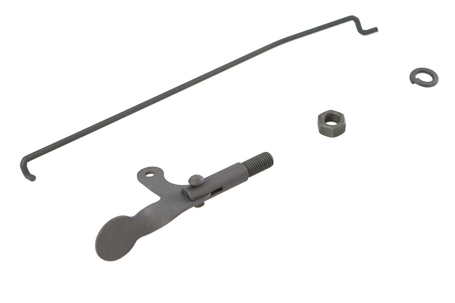 V-Twin Replica Parkerized Carburetor Choke Rod Kit for Harley Davidson EL Models