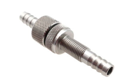 V-Twin Rotary Petcock Stainless Steel - 3/8 x 24 Inch Hex Jam Nut Compatible