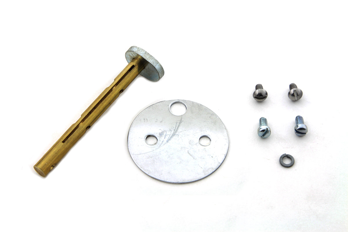 V-Twin Linkert Choke Shaft Kit for Harley Davidson W Models – Includes Carburetor Mounted Choke Lever and Screws