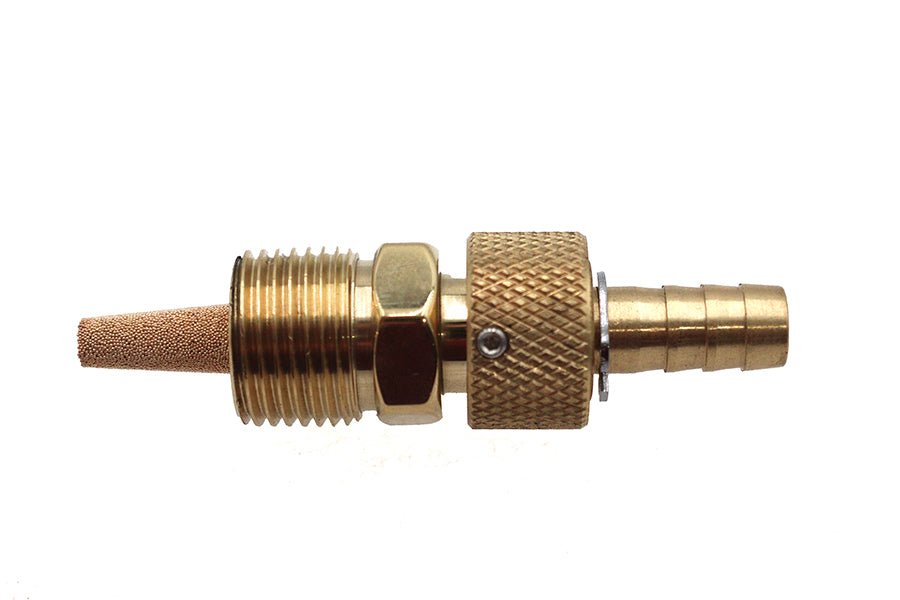 Sifton 3/8 Inch Brass Petcock for Harley Davidson XL Models