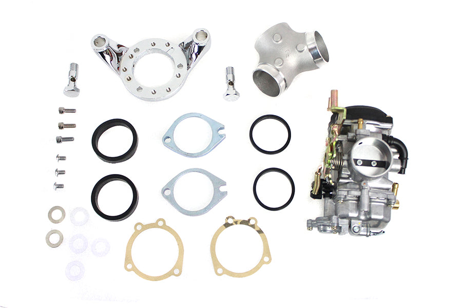 V-Twin 35-1355 40mm XL CV Carburetor Kit for Harley Davidson XL Models