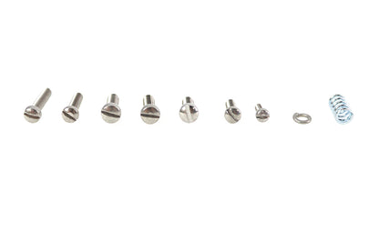 V-Twin Linkert Throttle Lever Replacement Screw and Spring Kit for Harley Davidson FL (1941-1950)