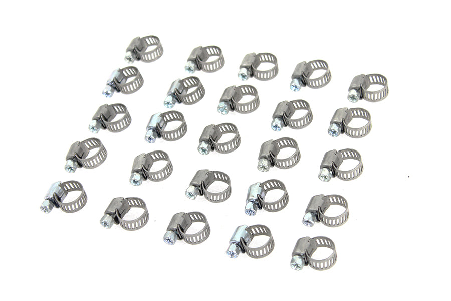 V-Twin Stainless Steel Worm Clamp with Phillips Screw - Pack of 25, Part Number 81021E