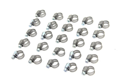 V-Twin Stainless Steel Worm Clamp with Phillips Screw - Pack of 25, Part Number 81021E