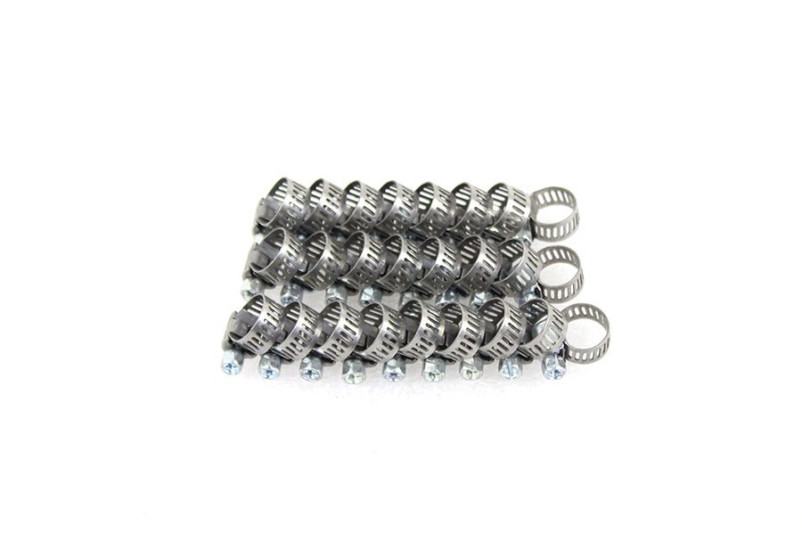 V-Twin Stainless Steel Worm Clamp with Phillips Screw - Pack of 25, Part Number 81021E