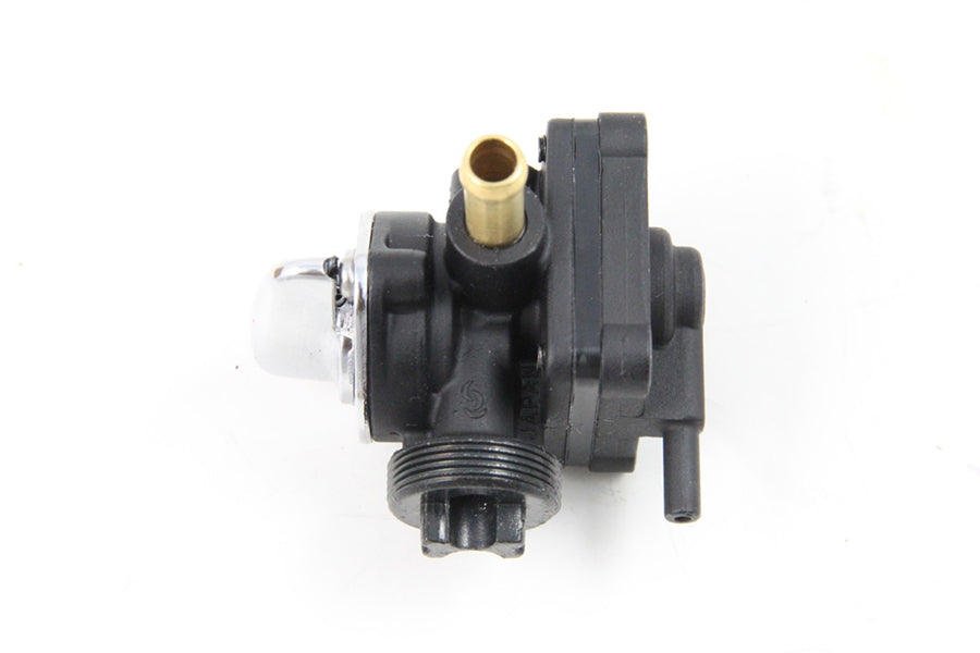 V-Twin Vacuum Petcock Fuel Valve Black for Harley Davidson FLT & FXD 2002-2006