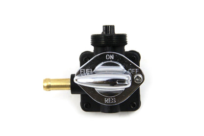 V-Twin Vacuum Petcock Fuel Valve Black for Harley Davidson FLT & FXD 2002-2006