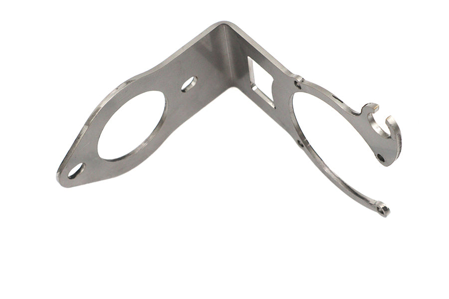 V-Twin CV Carburetor Mount Bracket for Harley Davidson XL and FX Models – Natural Stainless Steel Part D-3262