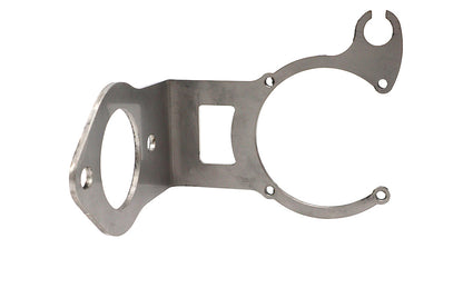 V-Twin CV Carburetor Mount Bracket for Harley Davidson XL and FX Models – Natural Stainless Steel Part D-3262