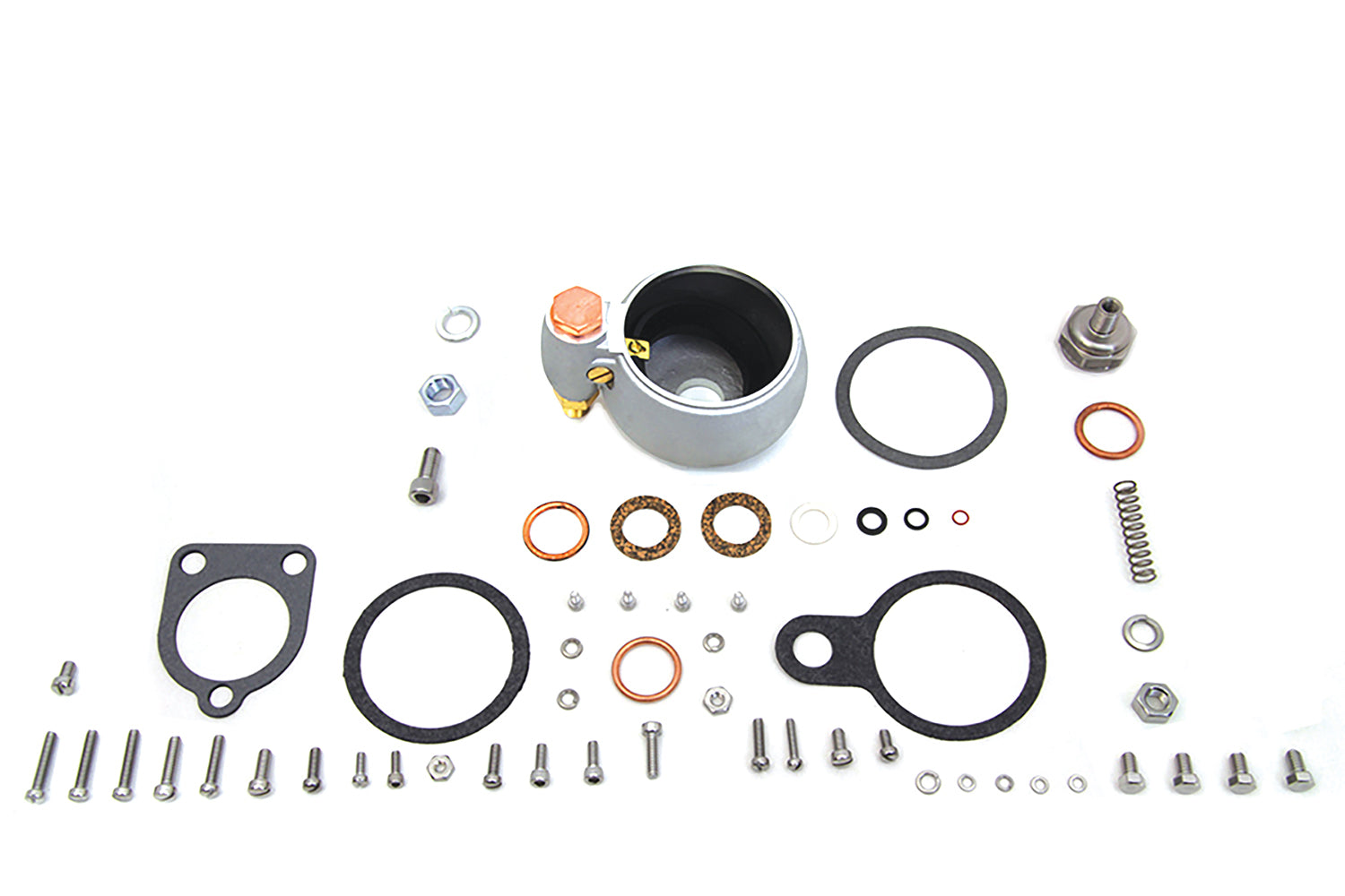 V-Twin SV Linkert Carburetor Bean Pot Bowl Kit for Harley Davidson VL & G Models