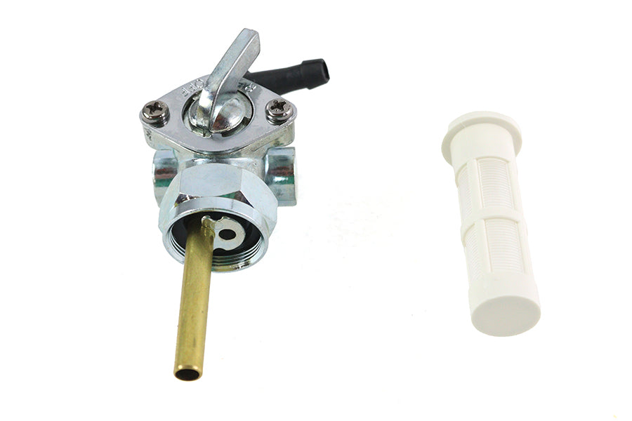 V-Twin FXR Fuel Petcock Alloy with 5/16 inch Outlet – Fits 1982-1991 Harley Davidson FXR Models