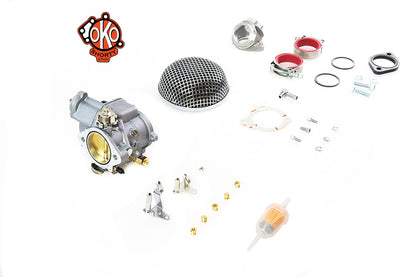 V-Twin 35-1780 OKO 47mm Shorty Carburetor Kit for Harley-Davidson FL
