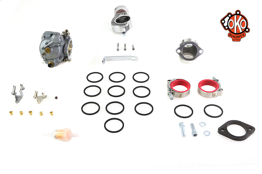 V-Twin 35-1830 OKO 1-7/8 inch Shorty Carburetor Kit