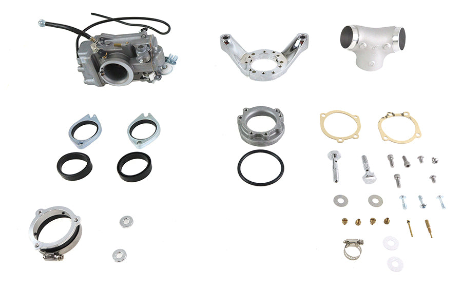 V-Twin OKO 45mm Flatside Carburetor Kit for Harley Davidson FXST (1999-2008)
