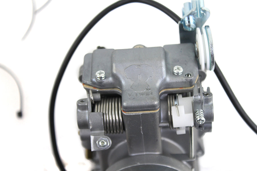 V-Twin OKO 42mm Flatside Carburetor Kit with Manifold and Adapter Rings