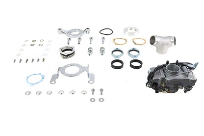 V-Twin OKO 45mm Flatside Carburetor Kit for Harley Davidson FLST Models
