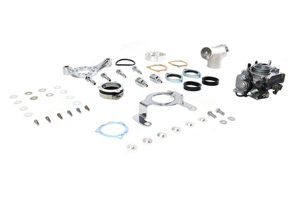 V-Twin OKO 45mm Flatside Carburetor Kit for Harley Davidson FLST Models